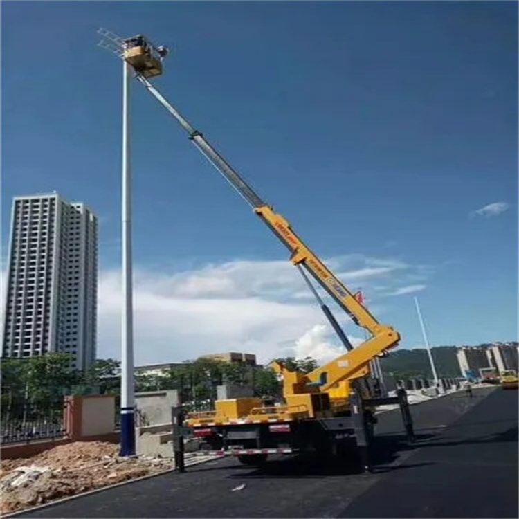 文教镇维修路灯的曲臂升降车出租